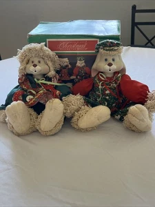 House of Lloyd Christmas Bunnies Hip & Hop Shelf Sitters/Collectibles In Box - Picture 1 of 8