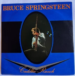 BRUCE SPRINGSTEEN CADILLAC RANCH/WRECK ON THE HIGHWAY 7" VINYL UK 45 RECORD PC - Picture 1 of 7
