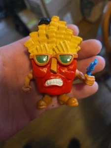 Vintage Food Fighters 1988 Mattel Fat Frenchy Pommes Fries Actionfigur - Bild 1 von 4