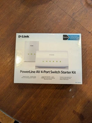 D-Link Systems, Inc. DHP-348AV Powerline AV 4-Port Switch Mini Kit  - Image 1 of 2
