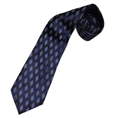 HENRY JACOBSON SILK TIE MENS BLUE - Image 1 of 4