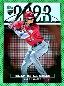 2023 Topps Series 1 Greatest Hits Elly De La Cruz RC #23GH-25 - Picture 1 of 2