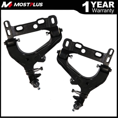 Pair Front Lower Control Arms w/ Ball Joints For Chevy Trailblazer GMC Envoy - Image 1 of 4