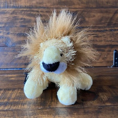 Ganz Webkinz Yellow Lion Cat African Wild Animals Plush Stuffed Safari - Image 1 of 4