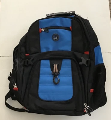 Mochila para portátil de viaje SHRRADOO extra grande 50L con puerto de carga USB, azul  Foto 1 de 4