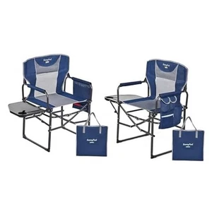 Oversized Camping Directors Chair 2 Pack, Portable Folding Lawn Chairs for - Picture 1 of 7