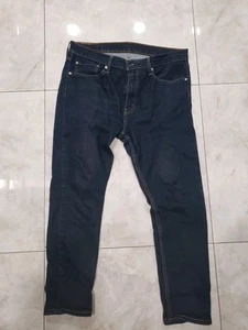 Pantalones de mezclilla ajustados Levi's 512 para hombre 36x30 azul oscuro - Imagen 1 de 9