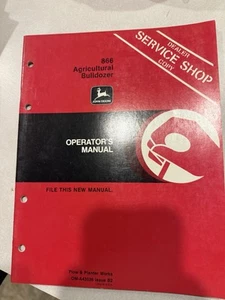 John Deere 866 Agricultural Bulldozer Owner Operator's Manual OM-A43536 B2 2/82 - Picture 1 of 2