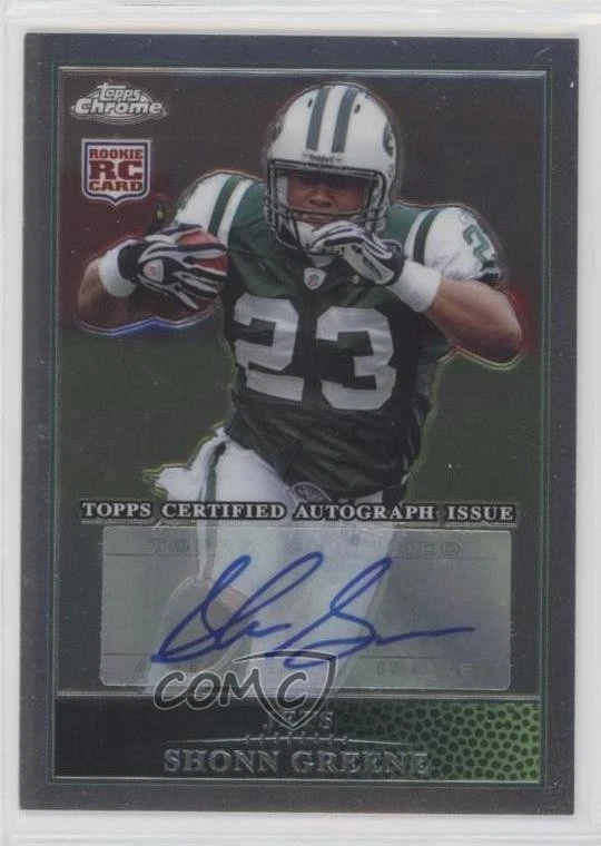 2009 Topps Chrome Rookie Auto Shonn Greene #TC176 Auto RC - Image 1 of 2