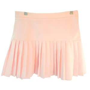 Forever 21 Skirt Womens L W31" Pink School Girl Tennis Golf Pleated Mini Stretch - Picture 1 of 9