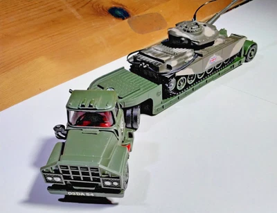 Corgi Toys Gift Set 10 Mack Tank and Lowboy Transporter Truck with MK III Tank - Image 1 of 4