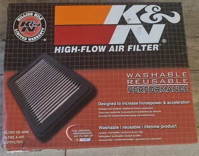 UN FILTRO DE AIRE K&N 33-2409 Infiniti Q50 Q60 Q70 QX70 FX37 VER* LISTA ABAJO  Foto 1 de 2