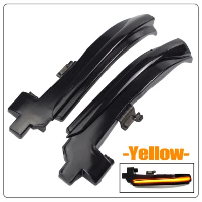 2X Dynamic Turn Signal Side Mirror Light For Volvo V40 13-19 V60 S60 S80 V70 III - Image 1 of 4