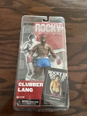 Figura Pantalones Cortos Rocky III Clubber Lang Mr T Azul NUEVO Sellado de Fábrica 2012 Neca Foto 1 de 4