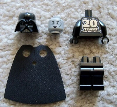 LEGO Star Wars - Rare Original - Darth Vader 20th Anniversary Minifig - New - Image 1 of 3