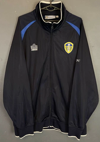 VINTAGE MEN'S ADMIRAL FC LEEDS UNITED JACKET TRACK TOP SOCCER FOOTBALL SIZE L Cover
