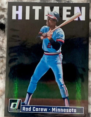 2023 Donruss бейсбольное удилище Carew Hitmen SSP вставка HM14 короткий принт близнецы редкая SP - Изображение 1 из 3