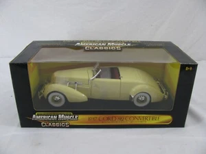 Ertl American Muscle Classics 1/18 Diecast Cream 1937 Cord 812 Convertible 32159 - Picture 1 of 11