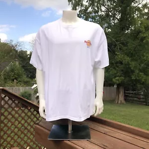 Vintage Hard Rock Cafe Miami Heavy Tee T-Shirt Mens 2 XL 2 Sided White Authentic - Picture 1 of 11