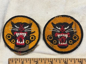 World War II anti tank battalion military insignia patches 2 - Picture 1 of 2