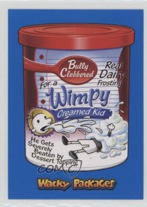 2018 Topps Wacky Packages Go to the Movies Comedy Film Stickers Blue #2 0c4