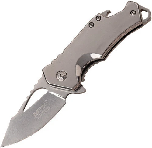 Mtech A882sch Framelock Assist Open Mirror Polished Folding Knife Pocket Folder