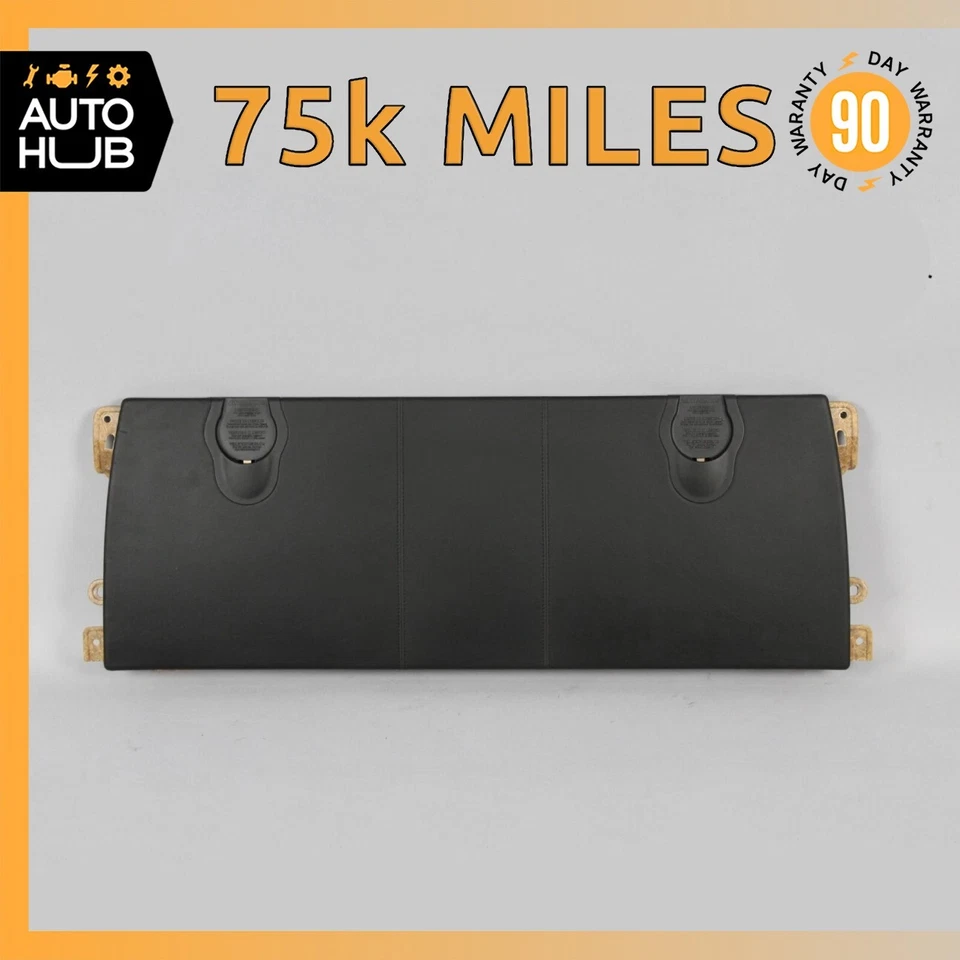 07-12 Mercedes R230 SL600 SL65 AMG Cubierta central trasera Panel de ajuste Negro OEM 75k Foto 1 de 4
