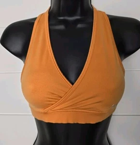 Mika Yoga Wear Sports Bra Size XS Orange Athleisure - Picture 1 of 9