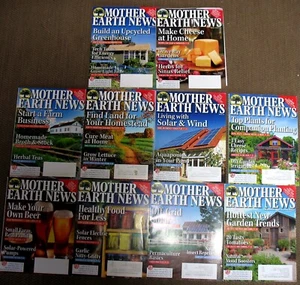 10 Issues of Mother Earth News Magazine(2017-2018-2019) - Picture 1 of 6