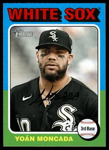 2024 Topps Heritage #222 Yoán Moncada Chicago White Sox - Picture 1 of 2