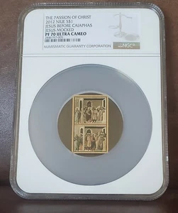 2012 NGC PF 70 Ultra Cameo NIUE $1 "THE PASSION OF CHRIST" 1 of 14 Coins - Picture 1 of 6