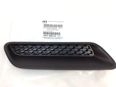 2010-2018 RAM 1500 RH Passenger Side Hood Molding Trim Bezel New OEM 68324990AA - Image 1 of 4