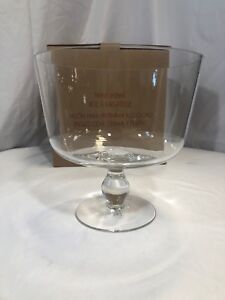 Avon Glass Footed 8.5" Trifle Bowl