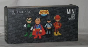 DC Comics Hybrid Metal Figuration Justice League Mini Figur Super Bat Flash Neu in OVP - Bild 1 von 3