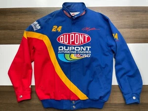 Chase Authentics Mens MED Blue Jeff Gordon 24 Racing Jacket Coat Nascar DuPont - Picture 1 of 18