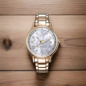 ESPRIT Damenuhr Es -Jane Rose ES108622003 Analog Edelstahl / Weihnacht Geschenk - Bild 1 von 4
