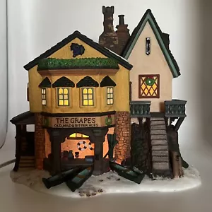 Dept 56 Heritage Dickens Village THE UVE INN 5° Edizione 1996 Luci Scatola Orig - Foto 1 di 8