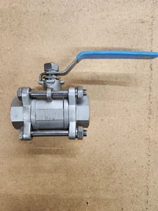 1 1/4 Kugelhahn 3 Stck. 1000 PSI Full Port 316 Edelstahl CVB026-6 - Bild 1 von 3