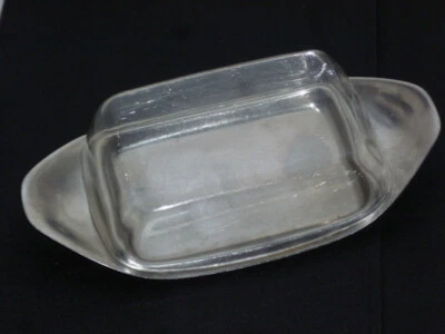 WMF Cromargan Butterdose mit Acrylhaube, Design Wilhelm Wagenfeld - Bild 1 von 3