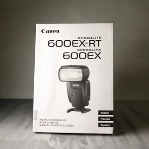 Canon 600EX-RT User Instruction Guide  Manual - Picture 1 of 1
