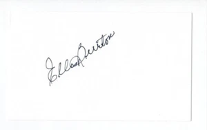 Ellis Burton Signed 5x3 Autographed Index Card IDC MLB St. Louis Cardinals #01 - Picture 1 of 1