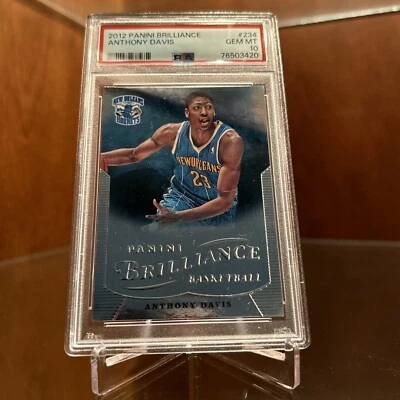 2012 Panini Brilliance #234 Anthony Davis Rookie Card PSA 10 Gem Mint - Image 1 of 2