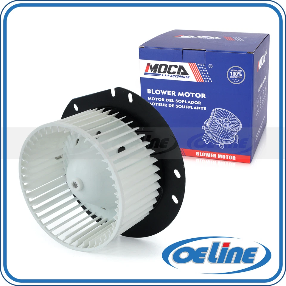 For Ford E150 E250 E350 E450 Super Duty Heater Blower Motor w/ Fan Cage - Image 1 of 4