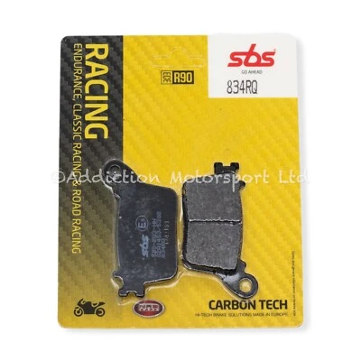 Pastillas de freno traseras compuestas Carbon Tech Suzuki GSXR1000 R 2017-2023 SBS - 834RQ Foto 1 de 2