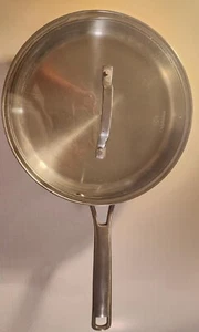 CALPHALON Classic Stainless Steel Skillet Fry Saute Pan 3 QT 2.8L 5003 - Picture 1 of 5