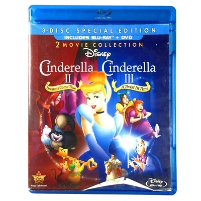 Cinderella II / Cinderella III: Twist in Time (Blu-ray/DVD *Missing 1 DVD) Foto 1 de 3