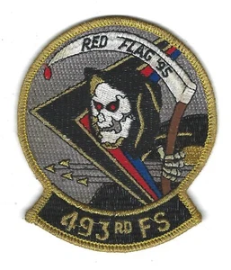 90's 493rd TAC FIGHTER SQUADRON "RED FLAG '95 patch - Picture 1 of 1