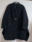 James Lakeland Black Coat Size 16 Womans Made In Italy  BNNT