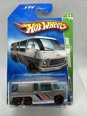 1/64 HOT WHEELS TREASURE HUNT 2009 11/12 1972 GMC MOTORHOME SILVER - Image 1 of 4
