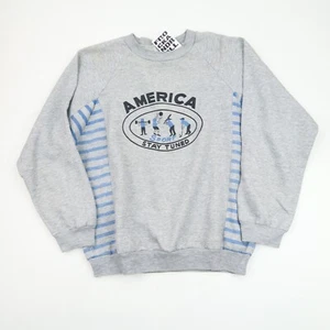 Vintage Graphic Print Sweatshirt 90'S SZ M (T3513) - Picture 1 of 4
